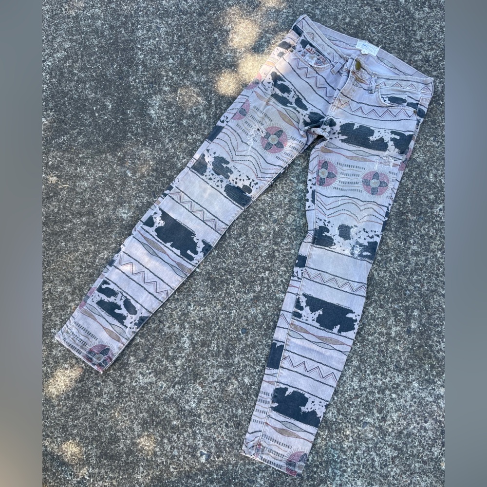 Current/Elliott Skinny Jeans Women’s Size 28 Tribal - Picture 3 of 16